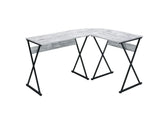 Zafiri Antique White & Black Finish Writing Desk Model 92812 By ACME Furniture